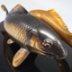 Vintage sculpture "Carps"