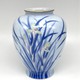 Vintage vase "Irises" Fukagawa