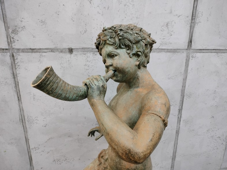 Antique sculpture "Music of the Sea"