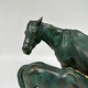 Antique sculpture "Mare with foal"