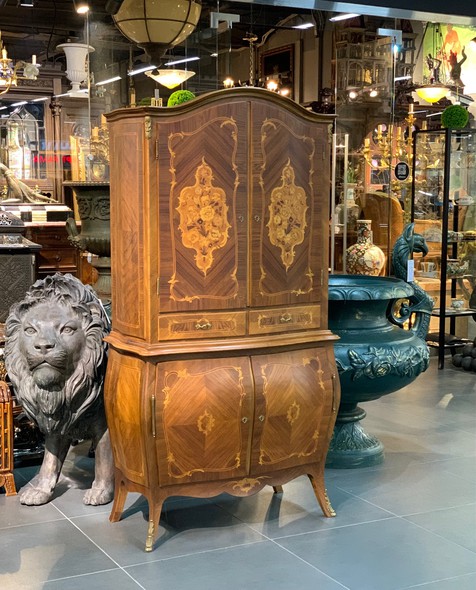 Antique bar cabinet