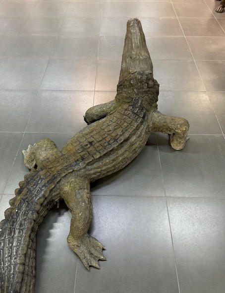 Garden sculpture "Alligator"