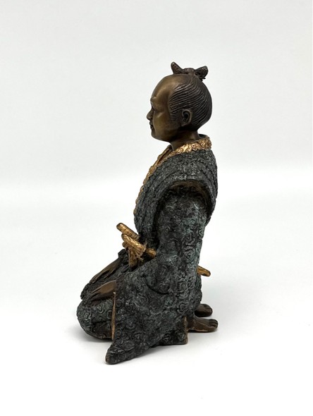 Sculptures "Samurai with his wife"