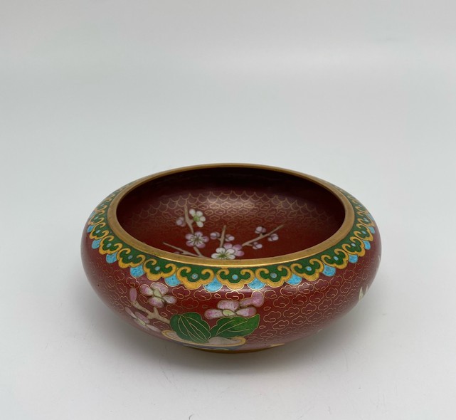 Antique cloisonne bowl