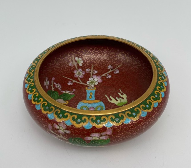 Antique cloisonne bowl