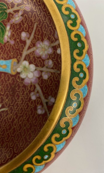 Antique cloisonne bowl