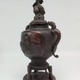 Antique vase with lid,
bronze