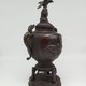 Antique vase with lid,
bronze