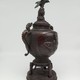 Antique vase with lid,
bronze