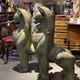 Antique paired sculptures "Lions of Fo"
