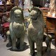 Antique paired sculptures "Lions of Fo"