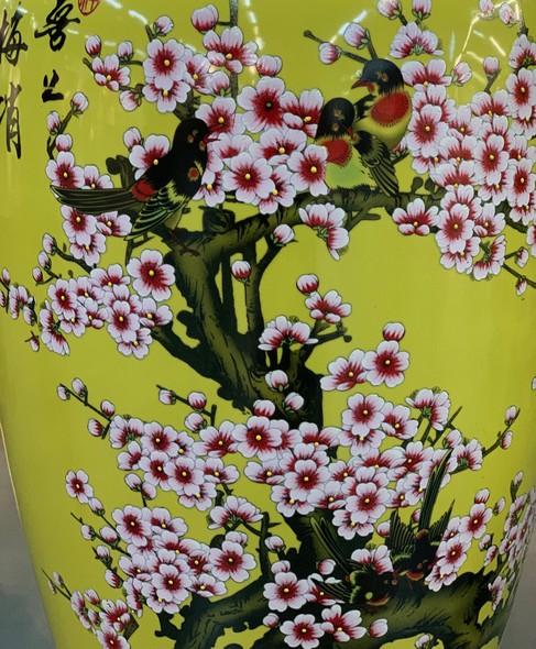 Antique vases "Flowers and birds"