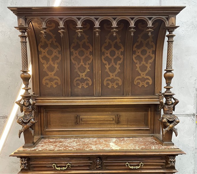 Antique renaissance sideboard