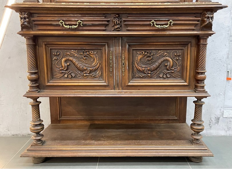 Antique renaissance sideboard