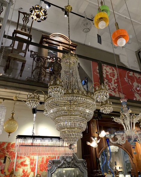 Large vintage chandelier