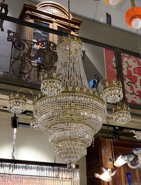 Large vintage chandelier