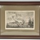 Engraving “Russian fleet. View of the city and the castle»