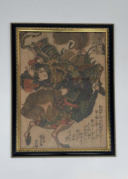 Набор японских гравюр «Самураи»