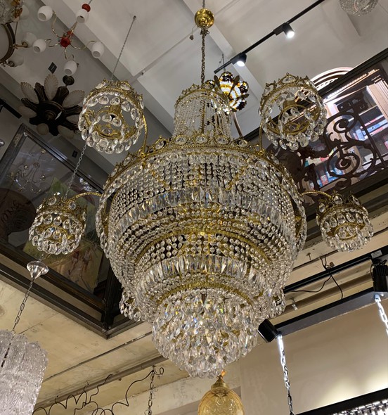 Large vintage chandelier