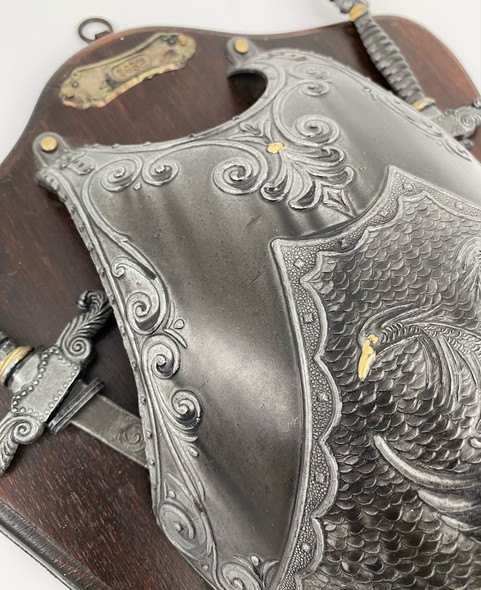 Vintage key holder "Knight's armor"