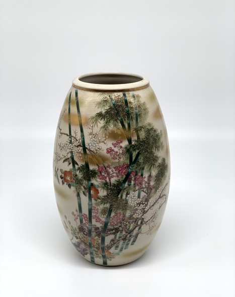 Винтажная японская ваза «Бамбук»