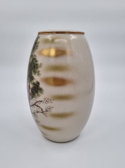 Винтажная японская ваза «Бамбук»