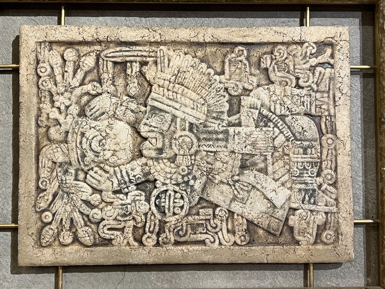 Vintage panel "Tlaloc"