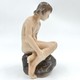 Антикварная статуэтка 
"Девочка", Роял Копенгаген