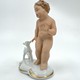 Antique figurine "Putti with a goatling"