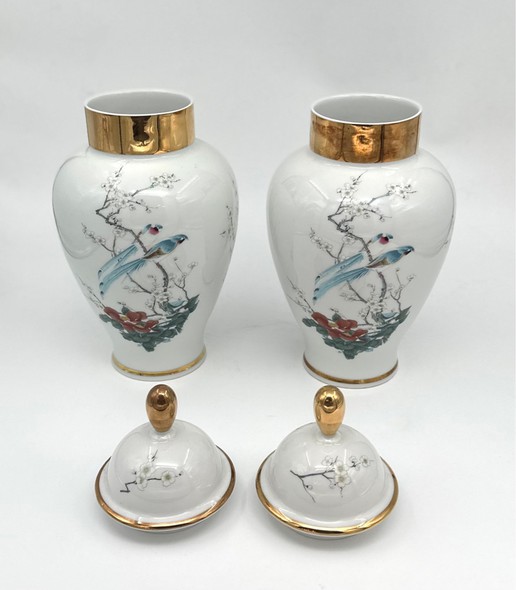 Antique pair vases