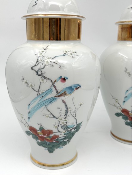 Antique pair vases