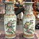 Antique large vases Famille Rose