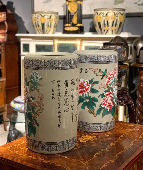 Vintage paired ceramic vases
