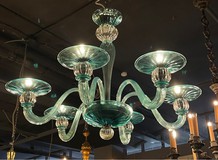 Vintage chandelier from
Murano glass