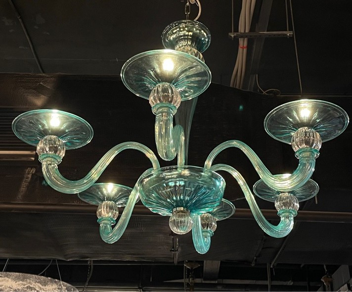 Vintage chandelier from
Murano glass
