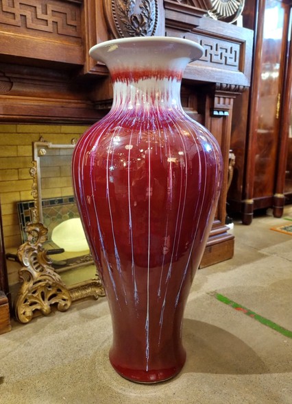 Винтажная напольная ваза