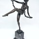 Vintage sculpture "Dancer with a garland"