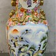 Винтажная ваза "Цапли, павлины
и 4 благородных", Китай