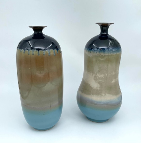 Vintage pair vases