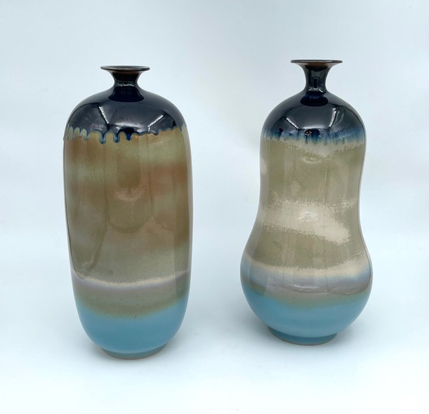 Vintage pair vases