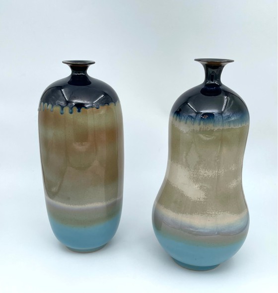 Vintage pair vases