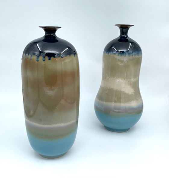 Vintage pair vases