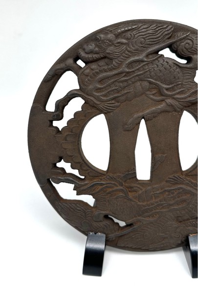 Antique decorative tsuba