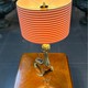 Антикварная настольная лампа «Тюлень»