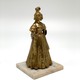 Antique sculpture "Girl with flowers"