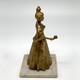 Antique sculpture "Girl with flowers"