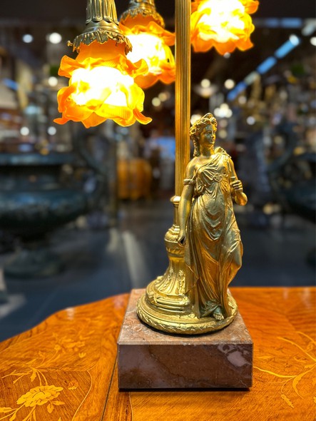 Antique lamps "Roses and Goddesses"