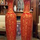 Large paired vases