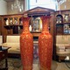 Large paired vases