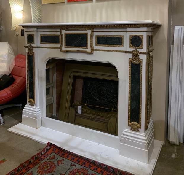 Vintage fireplace portal